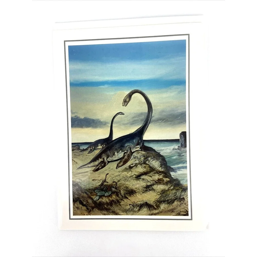 Lot of 8 Prehistoric Dinosaur Fine Art Notecards with Envelopes Josef Moravec